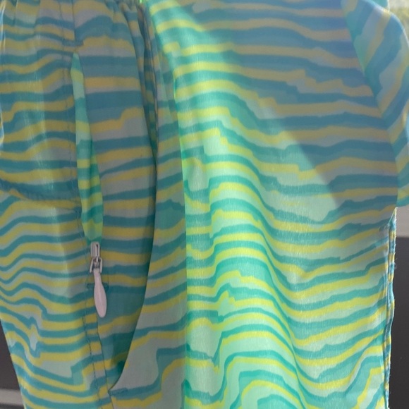 Zella Kids Lime Green and Aqua Romper - Picture 11 of 12